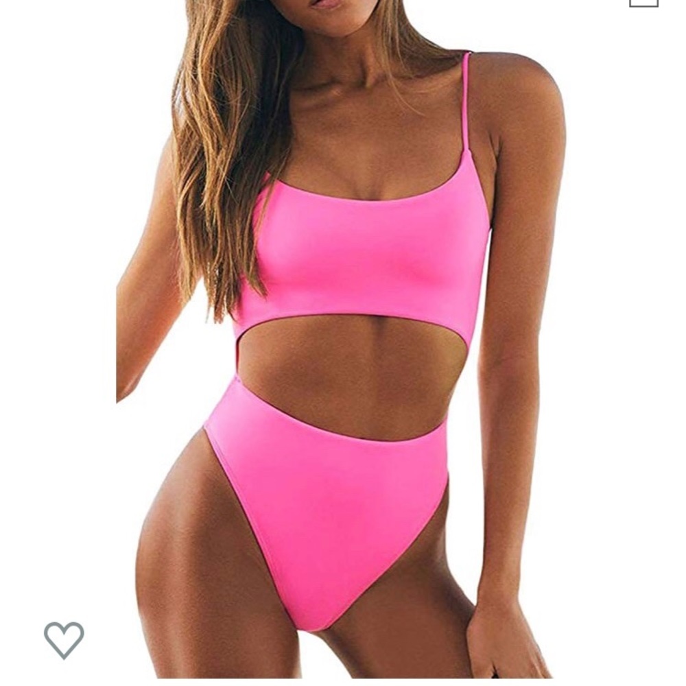 Pink One piece bathing suit